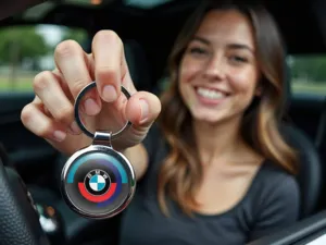 BMW Key Fob Metal Metallic Stylish Build
